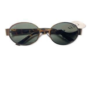 Otra Eyewear Echo in Gold Tort Green sunglasses glasses Revolve